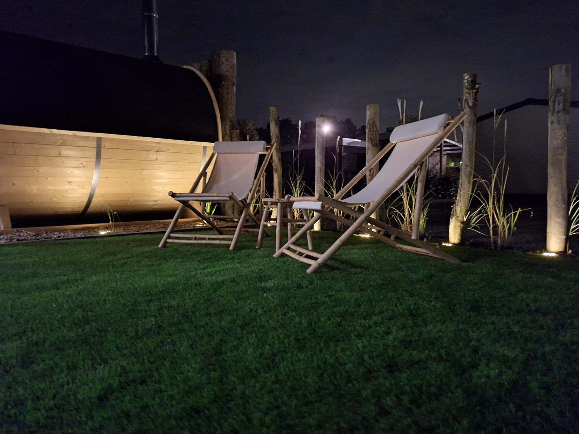 'Relax Lodge Sea' - Wellness Lodge In Zeeland - Private Sauna - Airco - Garden - Outdoor Swimming Pool - Free Wifi, Towels & Bed Linen Heinkenszand المظهر الخارجي الصورة
