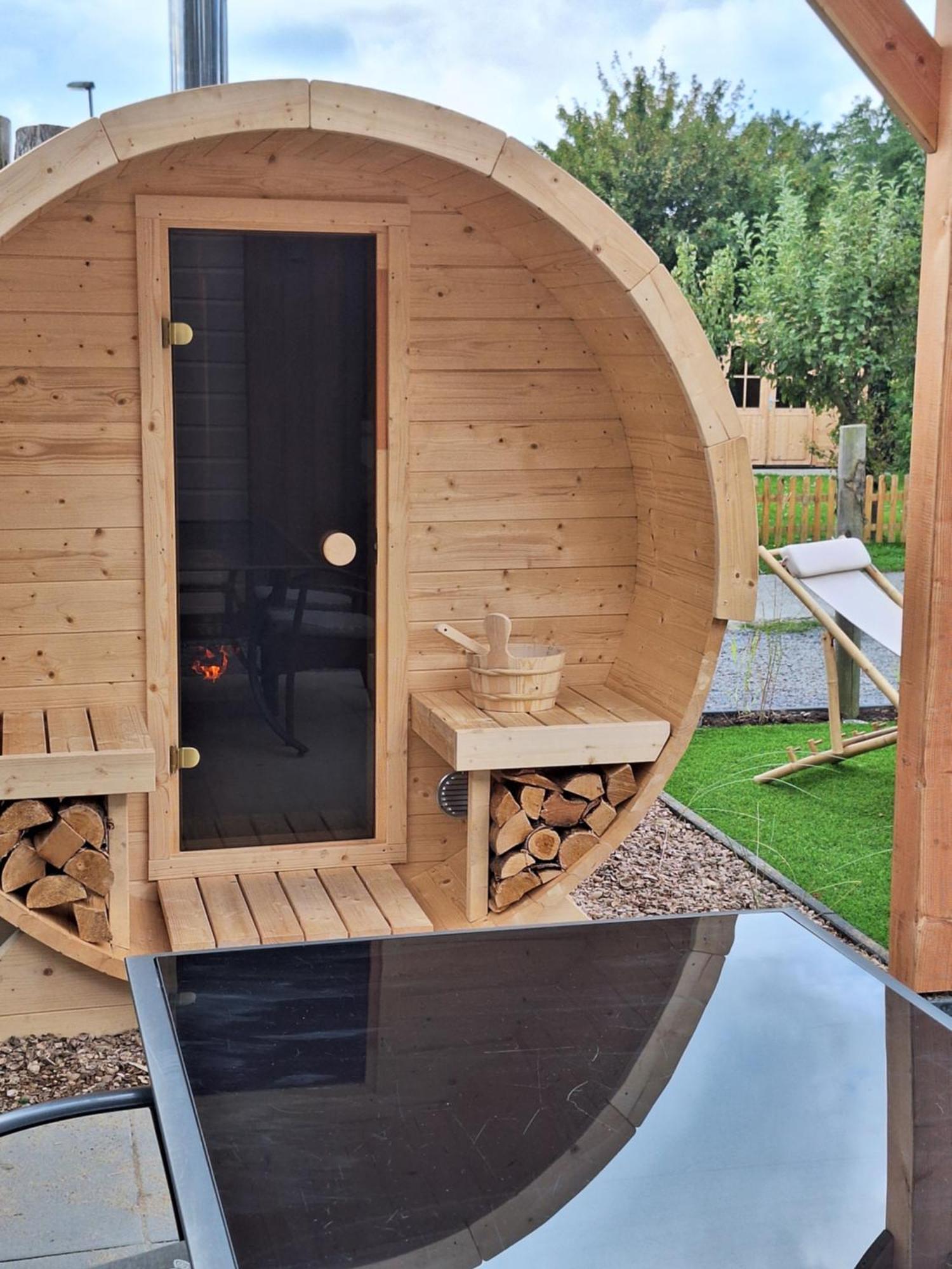'Relax Lodge Sea' - Wellness Lodge In Zeeland - Private Sauna - Airco - Garden - Outdoor Swimming Pool - Free Wifi, Towels & Bed Linen Heinkenszand المظهر الخارجي الصورة