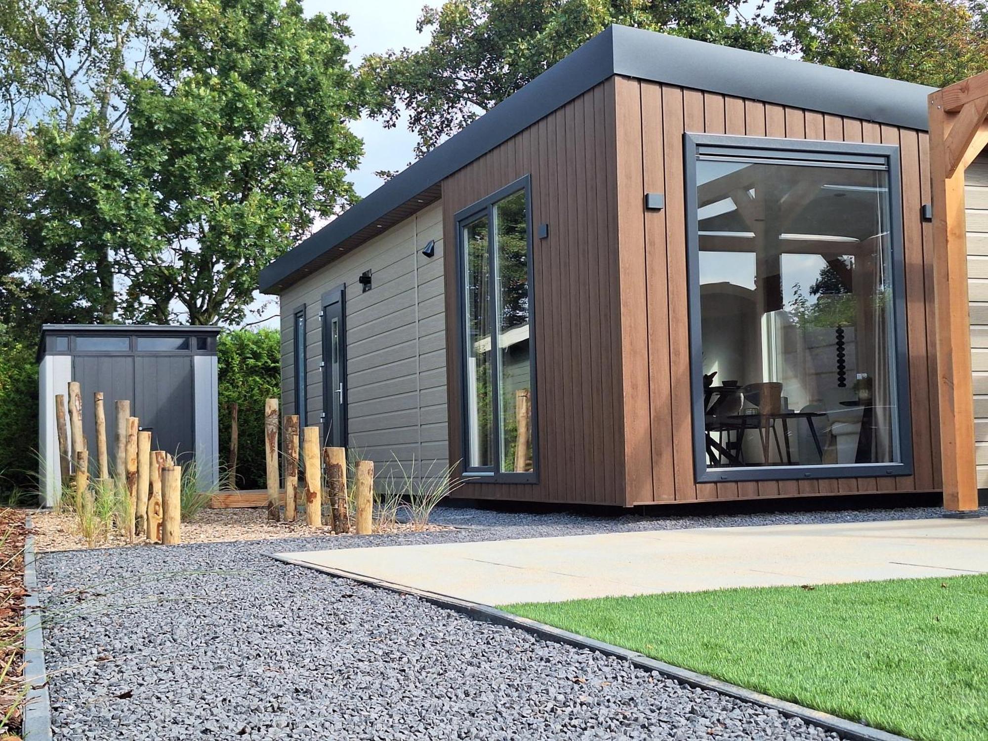 'Relax Lodge Sea' - Wellness Lodge In Zeeland - Private Sauna - Airco - Garden - Outdoor Swimming Pool - Free Wifi, Towels & Bed Linen Heinkenszand المظهر الخارجي الصورة
