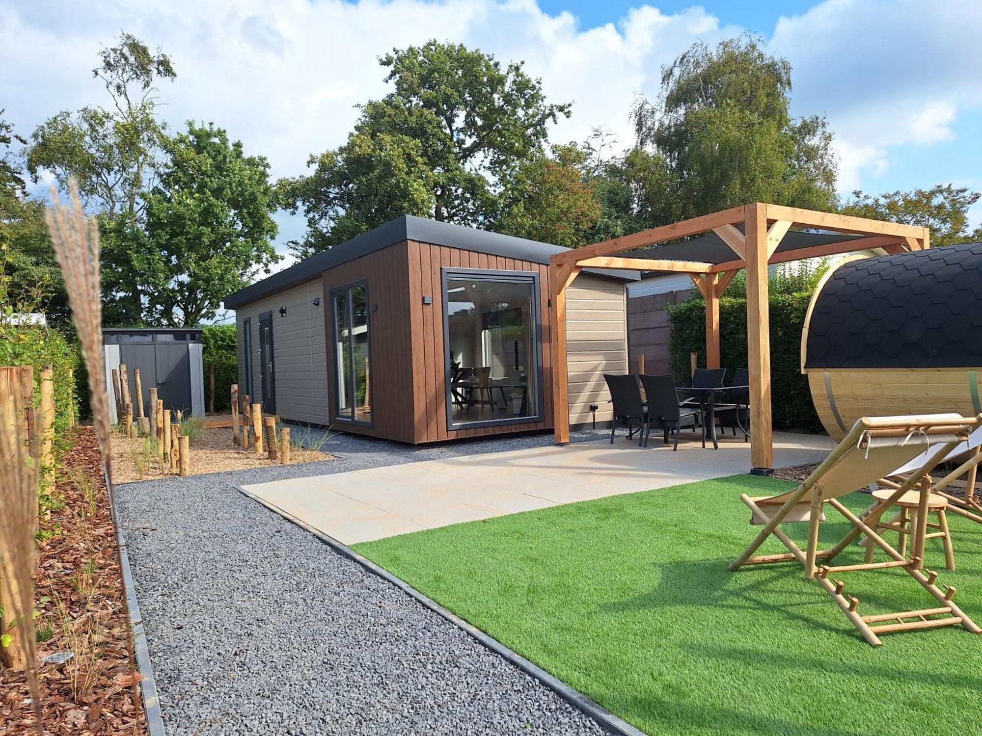 'Relax Lodge Sea' - Wellness Lodge In Zeeland - Private Sauna - Airco - Garden - Outdoor Swimming Pool - Free Wifi, Towels & Bed Linen Heinkenszand المظهر الخارجي الصورة